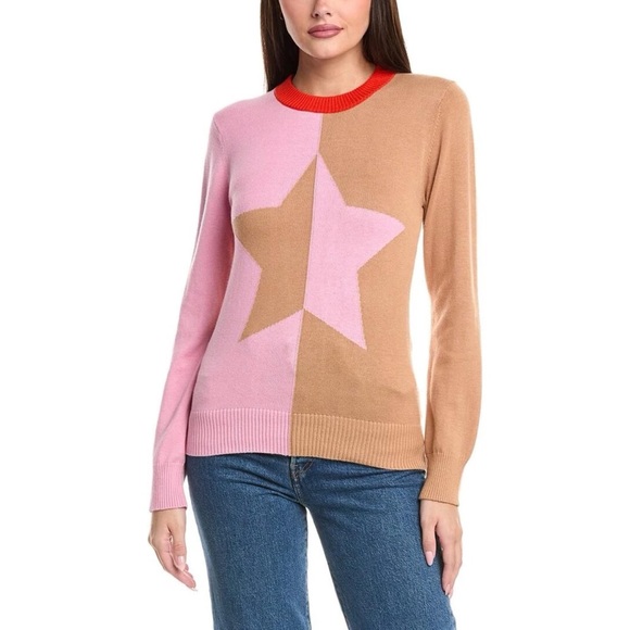 WISPR Split Star Cotton Silk Blend Sweater XS - Picture 2 of 6